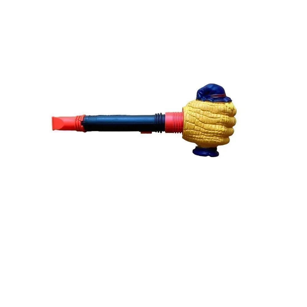 Vintage Halloween witch plastic light up whistle hammer, 9 inches ￼